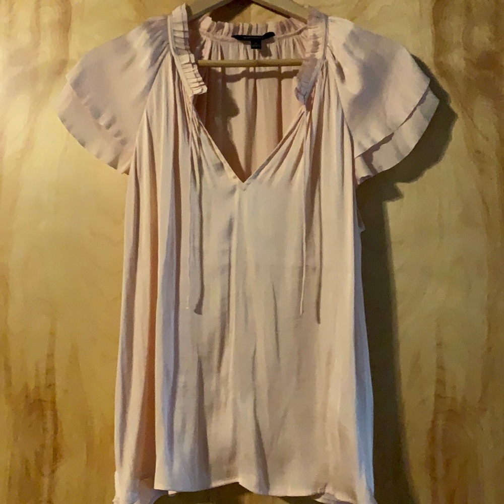 Banana Republic Light Blush Peasant Blouse